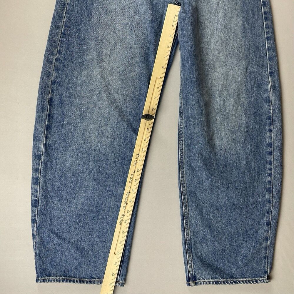 Gap Barrell Short Taper High Rise Jeans Women’s 28/6 Medium Indigo Bohemian - Picture 12 of 16